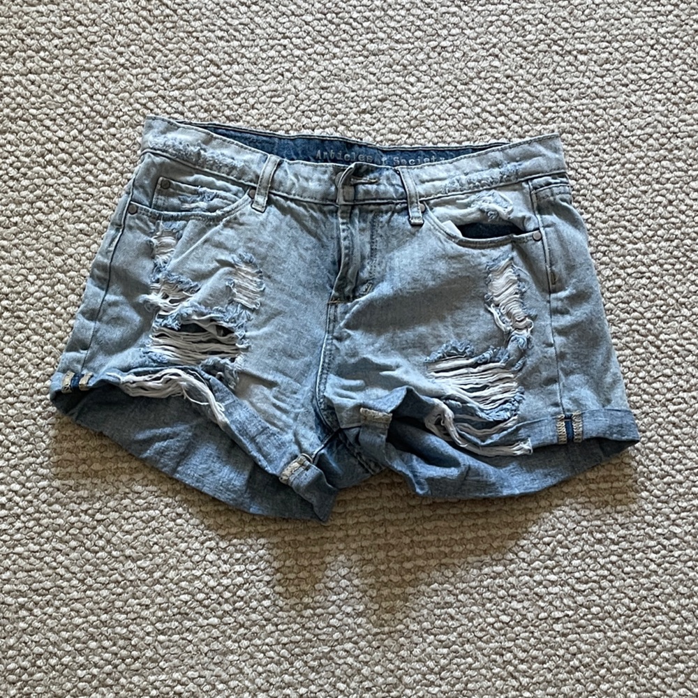 Articles of Society Ripped Midi Shorts Size 24